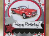 Birthday Cards with Cars On them Savvy Handmade Cards Classic Car Birthday Card