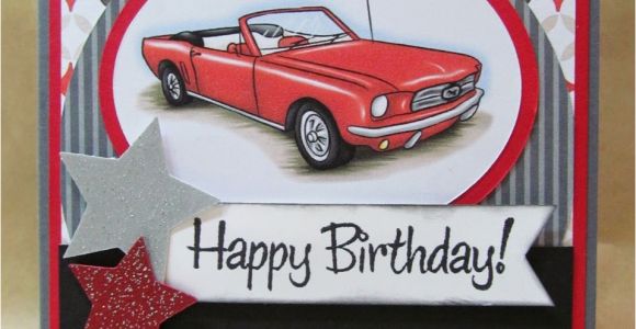 Birthday Cards with Cars On them Savvy Handmade Cards Classic Car Birthday Card