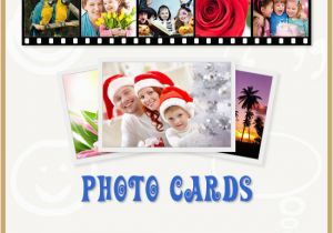 Birthday Cards with Name and Photo Upload Free Create Photo Card Online Holiday Photo Cards Custom