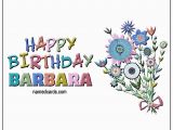 Birthday Cards with Name for Facebook Happy Birthday Barbara Card for Facebook