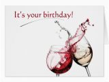 Birthday Cards with Wine Wine and Birthday Wishes Card Zazzle Com