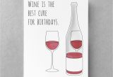 Birthday Cards with Wine Wine Birthday Card Funny Birthday Card Sister Birthday