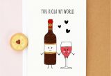 Birthday Cards with Wine Wine Valentine 39 S Card Birthday Card Wine Rioja