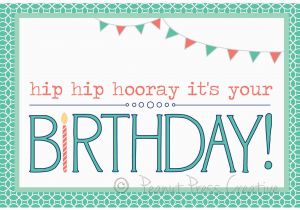 Birthday Cards You Can Print Out Happy Birthday Printable Card Pdf by Peanutpresscreative