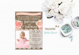 Birthday Christening Joint Invitations Baptism Birthday Invitations Joint Birthday Baptism Invites