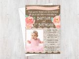 Birthday Christening Joint Invitations Baptism Birthday Invitations Joint by Dulcegraceprintables