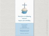 Birthday Christening Joint Invitations Printable Invitation for Joint Christening by