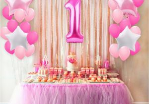 Birthday Decoration Items Online Aliexpress Com Buy Fengrise 25pcs 1st Birthday Balloons