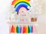 Birthday Decoration Items Online Over the Rainbow Birthday Party for Kids Blogger