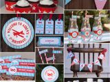 Birthday Decoration Packages Airplane Birthday Decorations Package by Tangerinepapershoppe
