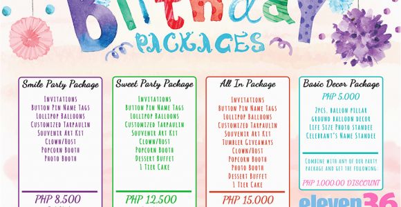 Birthday Decoration Packages Balloon Decoration Packages Cebu Nisartmacka Com