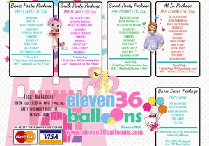 Birthday Decoration Packages Party Packages Cebu Cebucentral Com