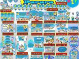 Birthday Decoration Packages Pororo Birthday Party Decorations Editable Package Printable