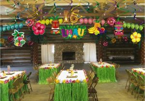 Birthday Decoration Stores Hawaiian Party Decorations Supplies Hanging Swirls for