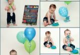 Birthday Decorations for 1 Year Old Boy Cake Smash First Birthday Baby Boy Birthday Party One