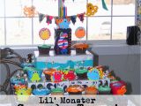 Birthday Decorations for 1 Year Old Boy Little Monster Bash Birthday Party Ideas Everyday Mom Ideas