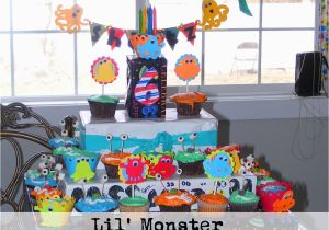 Birthday Decorations for 1 Year Old Boy Little Monster Bash Birthday Party Ideas Everyday Mom Ideas