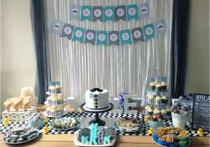 Birthday Decorations for A Man A Little Man 39 S First Birthday Party My Party Design