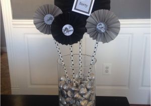 Birthday Decorations for A Man Quot Almost 40 Quot Birthday Party Centerpiece for the Hubby Each