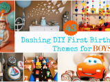 Birthday Decorations for Boys 1st Birthday 43 Dashing Diy Boy First Birthday themes