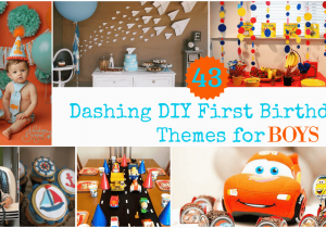 Birthday Decorations for Boys 1st Birthday 43 Dashing Diy Boy First Birthday themes