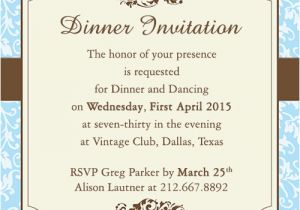 Birthday Dinner Invite Wording Fab Dinner Party Invitation Wording Examples You Can Use