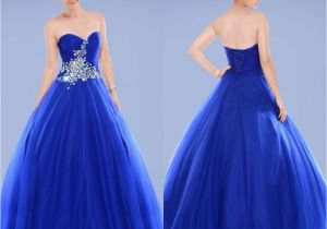 Birthday Dresses for 16 Year Olds Blue Quinceanera Dresses 2015 Ball Gown Sexy Backless