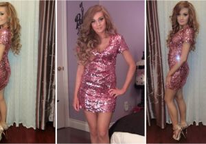 Birthday Dresses for 21 Year Olds 21st Birthday Party Ootn Pink Sequins Big Hair Youtube
