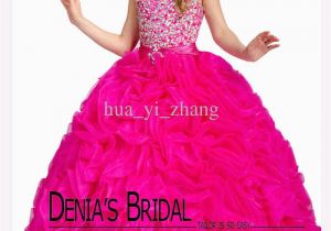 Birthday Dresses for Ladies 2013 Glitz Hot Fuchsia Little Girls Ball Gown Pageant