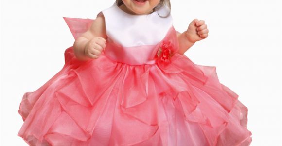 Birthday Dresses for toddler Girls Sweet Flower Layered organza Ruffle Dress Baby Girl Summer