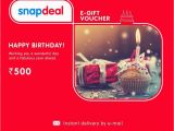 Birthday E-gift Cards Snapdeal Birthday E Gift Card Buy Online On Snapdeal