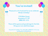 Birthday Email Invitation Party Invitations Very Best Email Party Invitations
