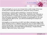 Birthday Experience Ideas for Him Activity Gifts Rally Driving Unique Holiday Gift