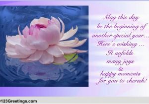 Birthday Flower Card Message Happiness Unfolds Free Flowers Ecards Greeting Cards