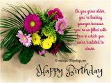 Birthday Flower Card Message Sweet Birthday Messages 365greetings Com