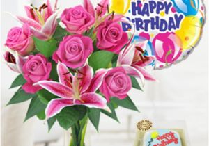 Birthday Flowers and Balloons Images Happy Birthday Cake with Flowers and Balloons Www Imgkid