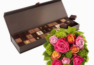 Birthday Flowers and Chocolates Chocol Happy Birthday Roses Bouquet Delivery In