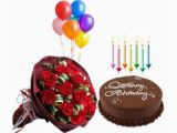 Birthday Flowers and Chocolates Delivered Birthday Surprise Collection Chocolate Truffle Cake