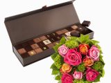 Birthday Flowers and Chocolates Delivered Chocol Happy Birthday Roses Bouquet Delivery In