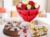 Birthday Flowers and Chocolates Delivery Send A Tempting Surprise Online by Giftjaipur In Rajasthan