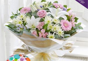 Birthday Flowers Bouquet Special Country Garden Hand Tied Bouquet Birthday Upgrade Offer