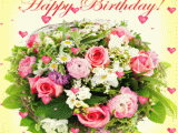 Birthday Flowers by Post Birthday Flowers with Hearts Free Flowers Ecards