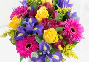 Birthday Flowers by Post Vibrant Celebration Flyingflowers Co Uk