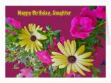 Birthday Flowers for Daughter Mixed Flowers Daughter Birthday Card Zazzle