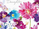 Birthday Flowers for Daughter Wild Flowers Daughter Birthday Card Karenza Paperie
