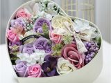 Birthday Flowers for Girlfriend 1pcs Rose Artificial soap Fragrant Wedding Bouquets