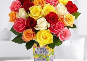 Birthday Flowers for Lovers Gift Idea Vibrant Birthday Roses for Your Lover Gift