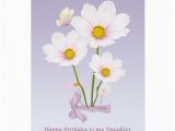 Birthday Flowers for My Daughter Daughter Birthday Card with Flowers and butterfly Zazzle