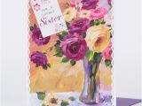 Birthday Flowers for My Sister Birthday Card Flowers for A Lovely Sister Only 29p