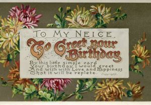 Birthday Flowers for Niece A Collection Of Vintage Birthday Postcards Vintage Postcards